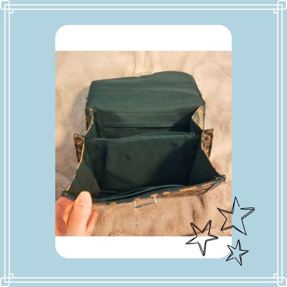 Nicole by Nicole Miller Jaguar Print Shoulder Bag Purse Faux Leather with Strap - Picture 6 of 13